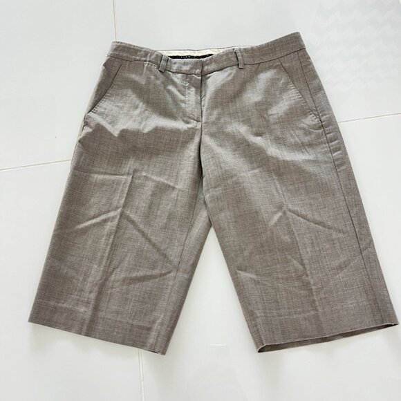 Theory Palmer City Walking Bermuda Shorts SZ 8 - Picture 2 of 8